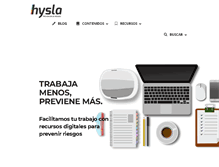 Tablet Screenshot of hysla.com